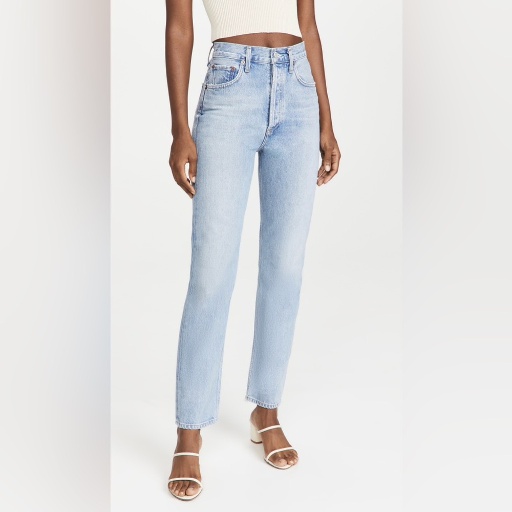 Agolde Pinch Waist Jeans. Size 25. Medium Washed Denim. Perfect condition!